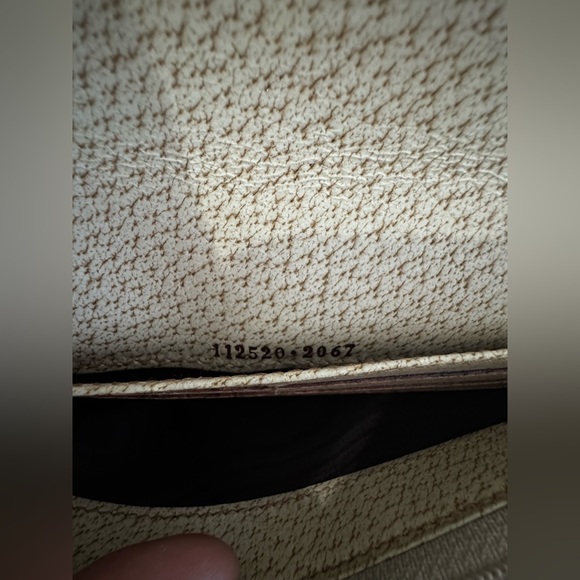 Gucci monogram GG bamboo jacquard canvas and leather continental snap wallet - Picture 9 of 16